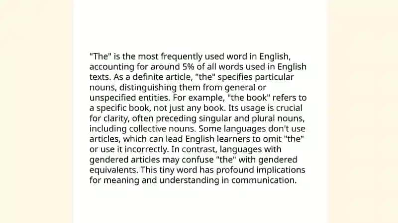 Articles and Determiners 4