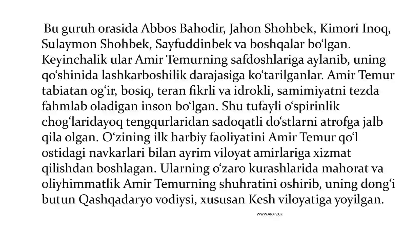 Amir Temur va Temuriylar davlati, temuriylar saltanatida davlat boshqaruvi tartiblari 4