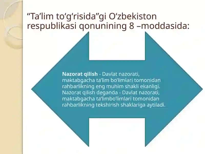 Nazorat qilishning usul va uslublari 4