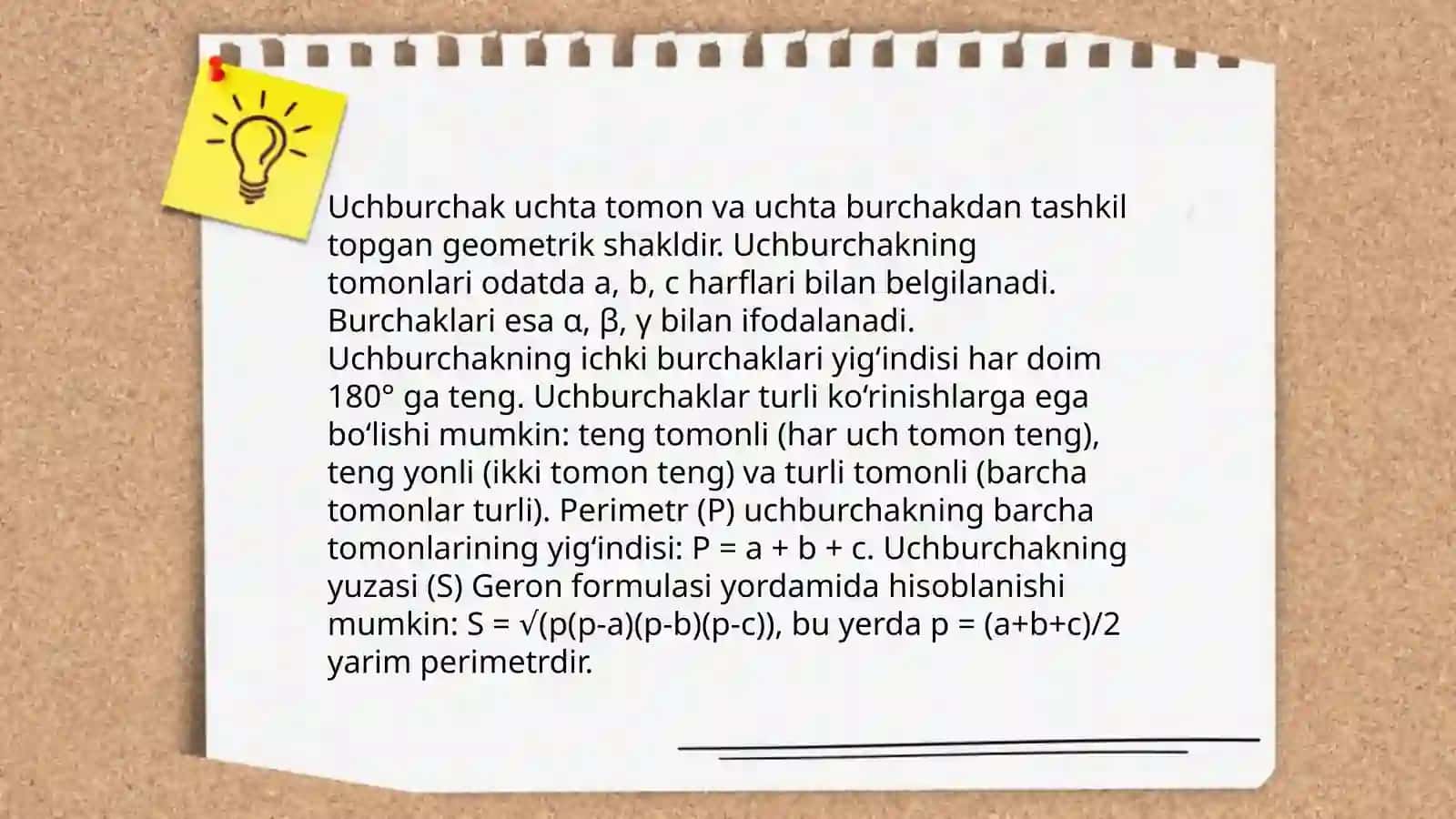 Uchburchaklar 4
