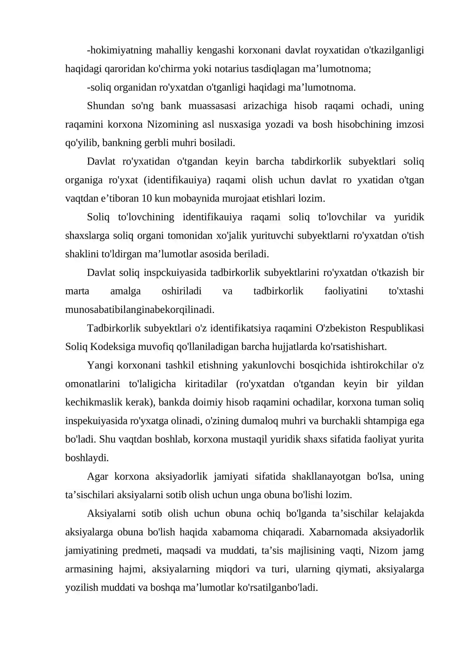 Kichik biznes va tadbirkorlik faoliyatini tashkil etish va boshqarish 4