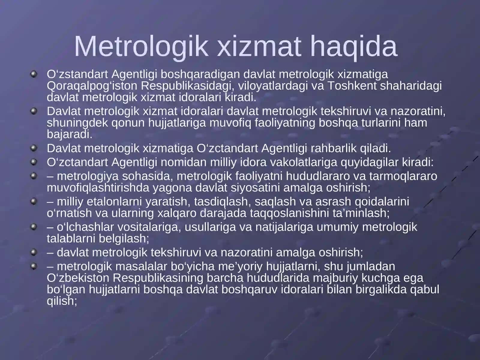 Metrologiyaningrivojlanishi 4