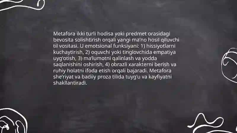 Badiiy tilning obrazliligi va emotsionalligi 4