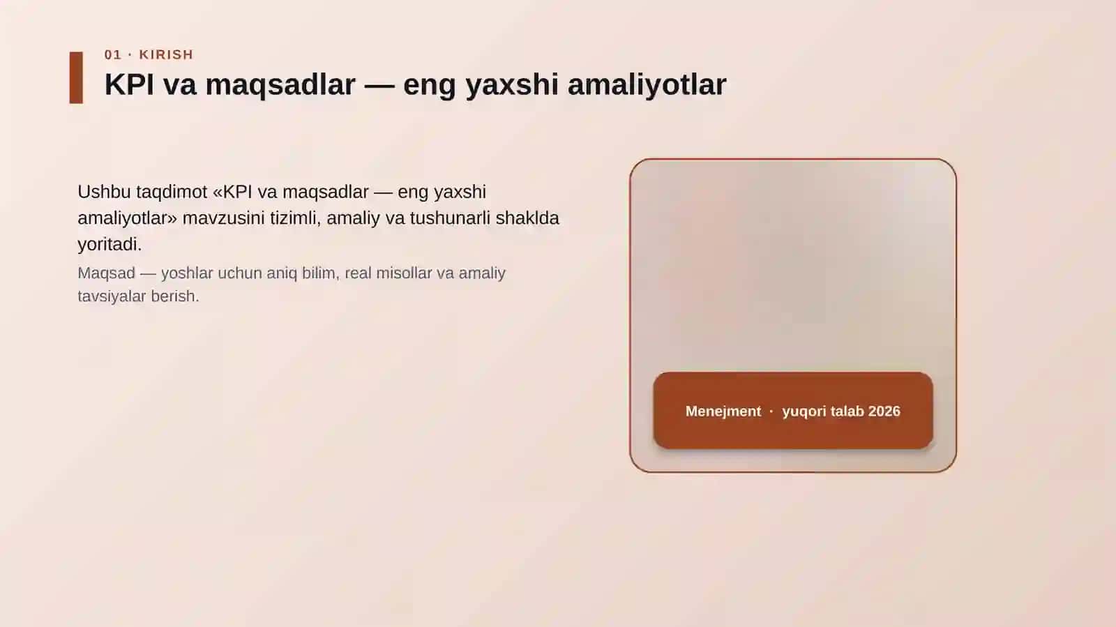 KPI va maqsadlar — eng yaxshi amaliyotlar 4