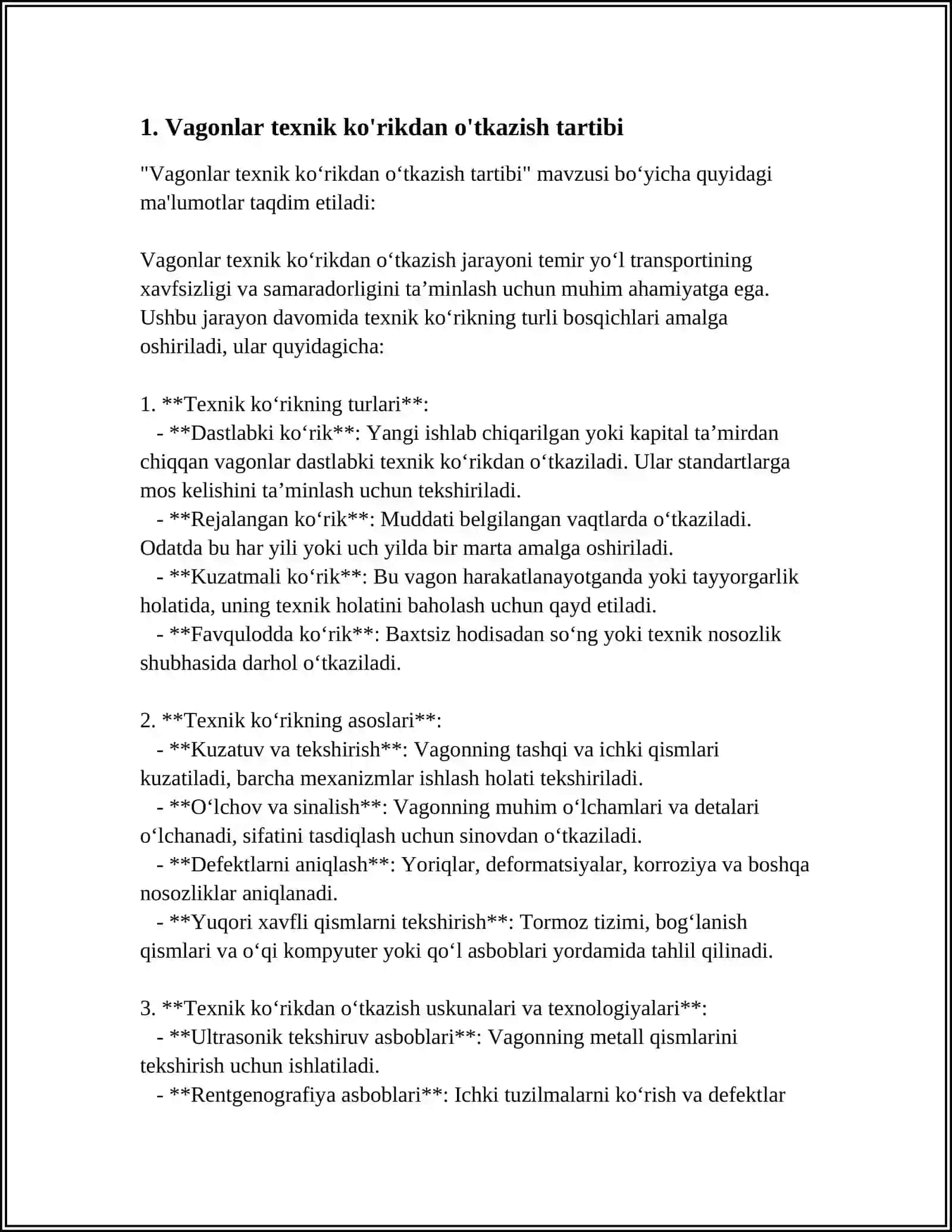 VU-23 BILDIRISHNOMALARI BO'YICHA ANIQLANGAN NOSOZLIKLAR TO'G'RISIDA VAGONLARNI “EXPRESSGA” YUBORISH 4