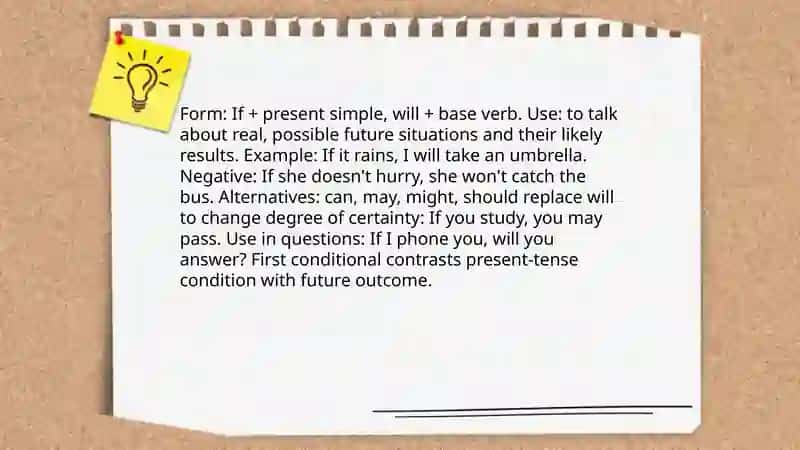 Conditional Sentences 4