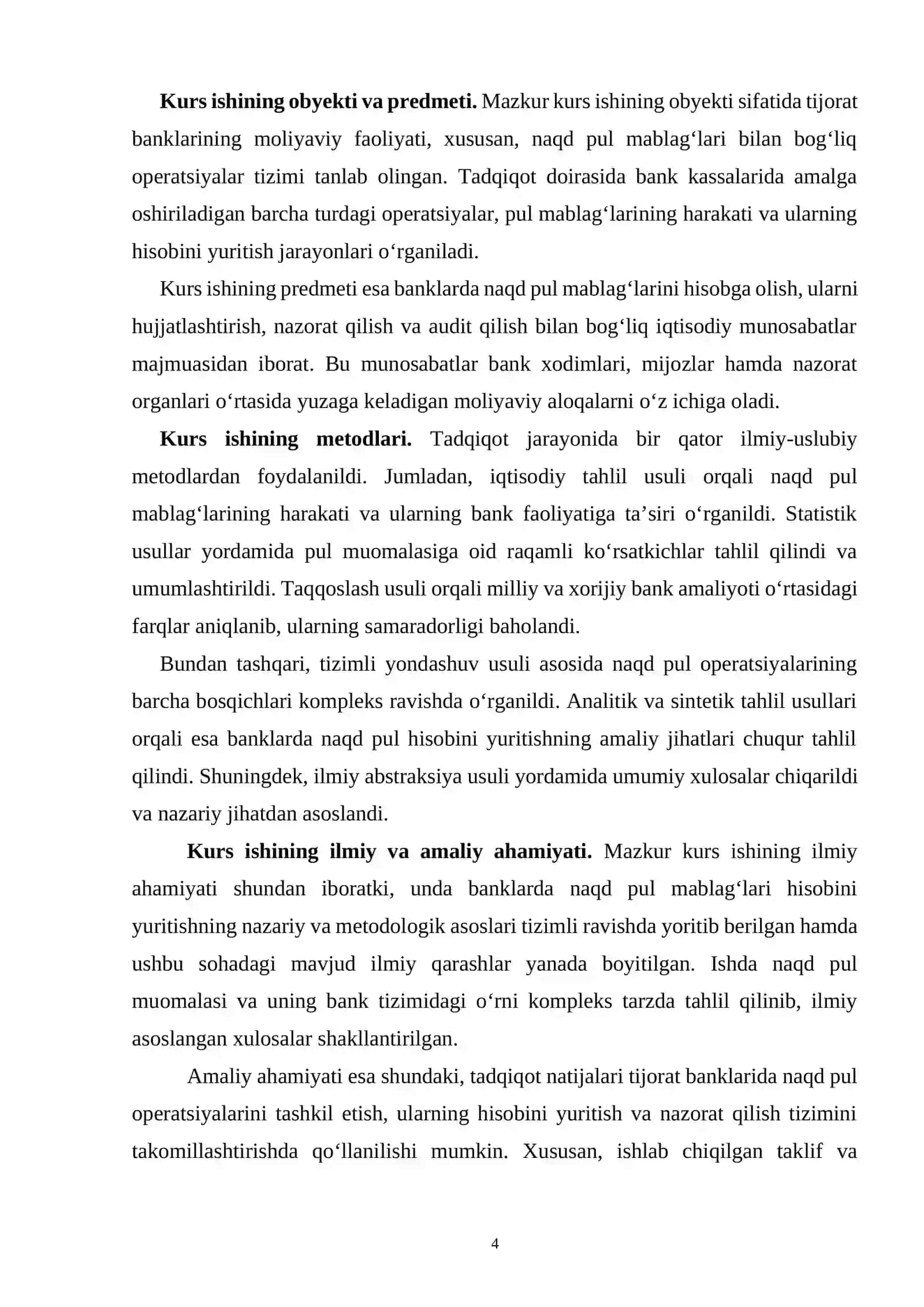 Banklarda naqd pul mablag‘lari va ularning hisobi 4