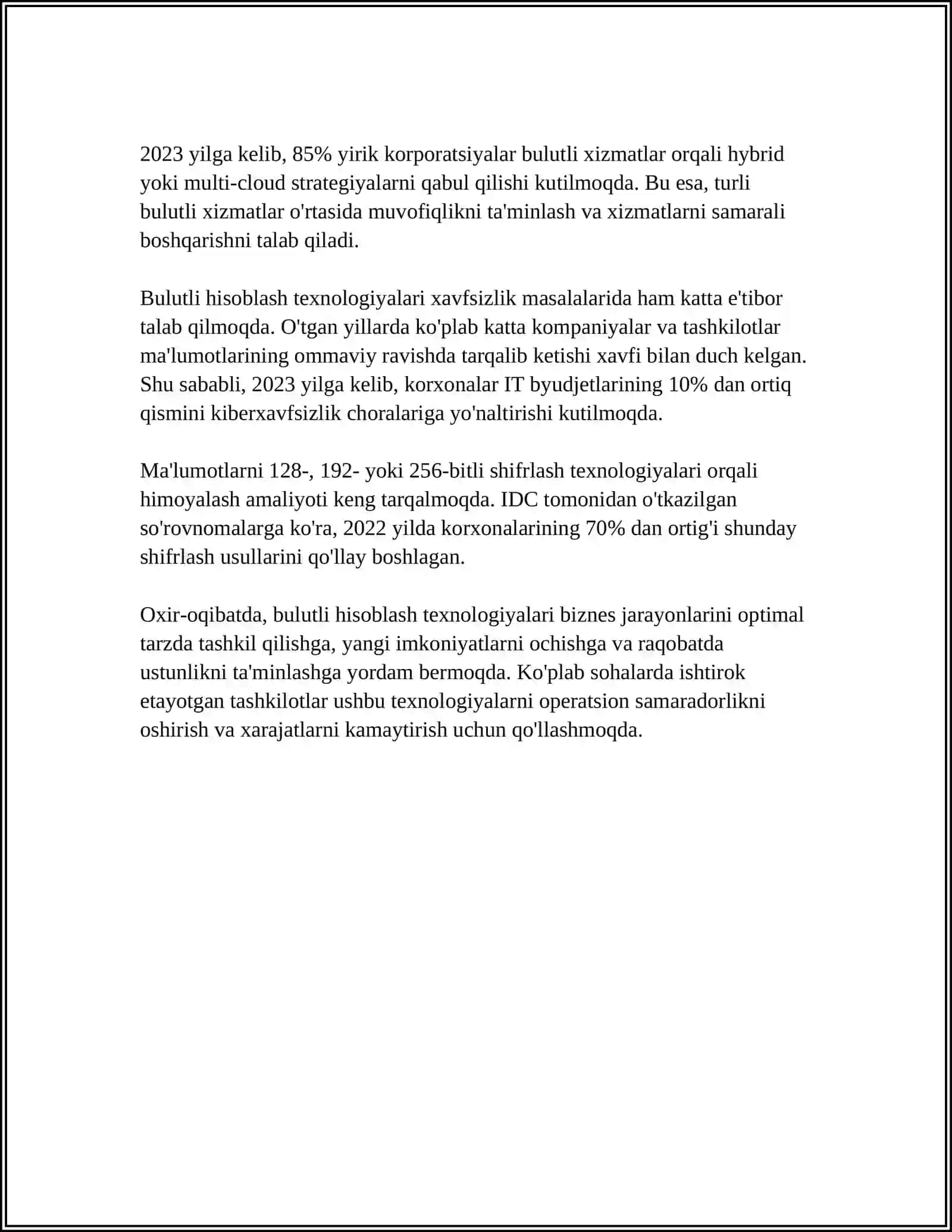 Bulutli hisoblash texnologiyalari 4