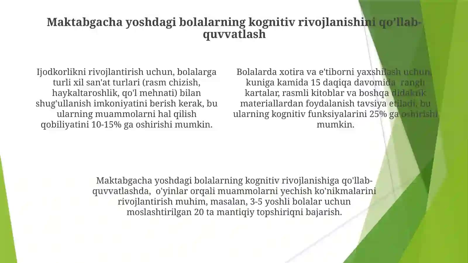 Bogʻchayoshidagibolalarningbilishjarayonlariningrivojlanishi 4