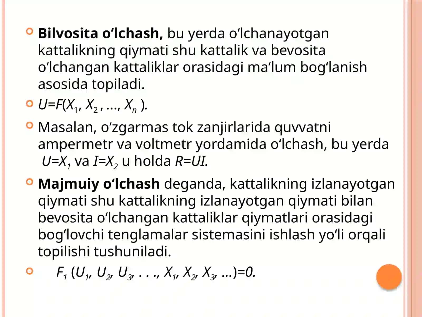 Elektr O’lchovlari fanidan tayyorlagan 4