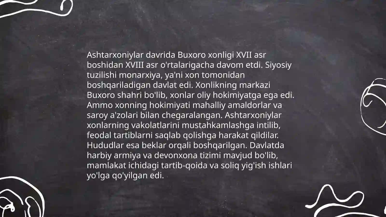 Ashtarxoniylar davrida Buxoro xonligi 4
