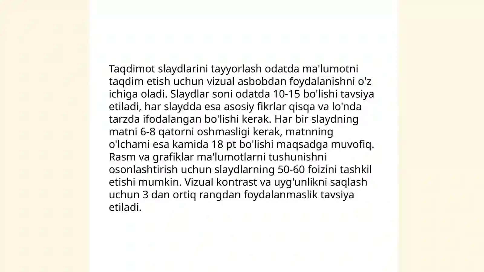 Tadqiqot natijalarini taqdim qilish shakllari 4