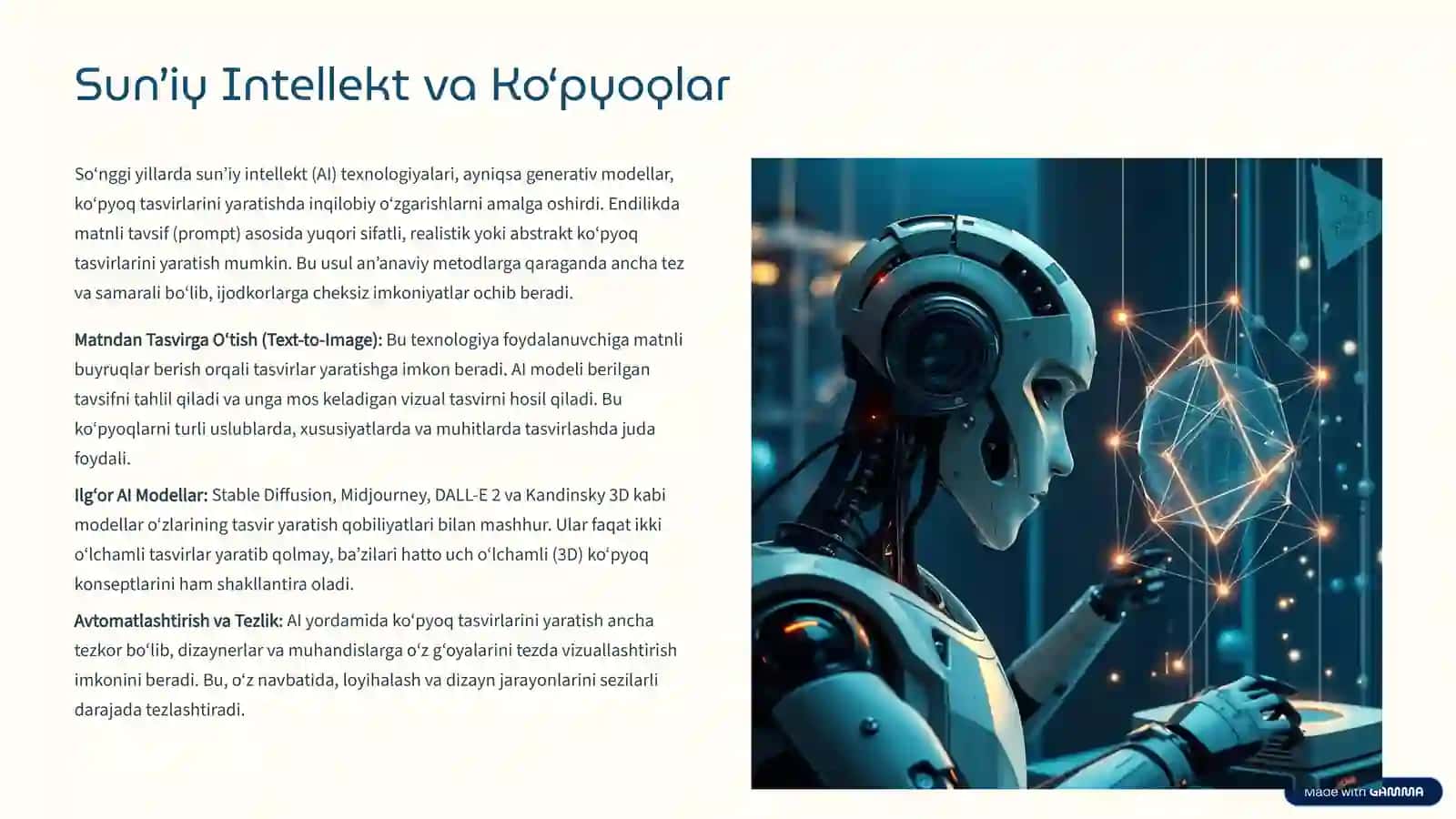 Ko‘pyoqlarni Tasvirlash va Modelini Yasash 4