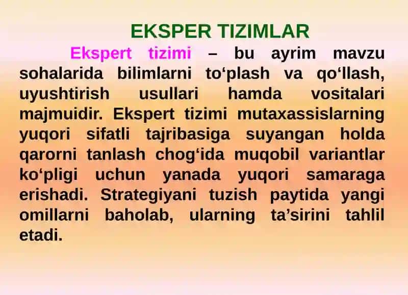 Ekspertxulosasi tarkibining tuzilishi 4
