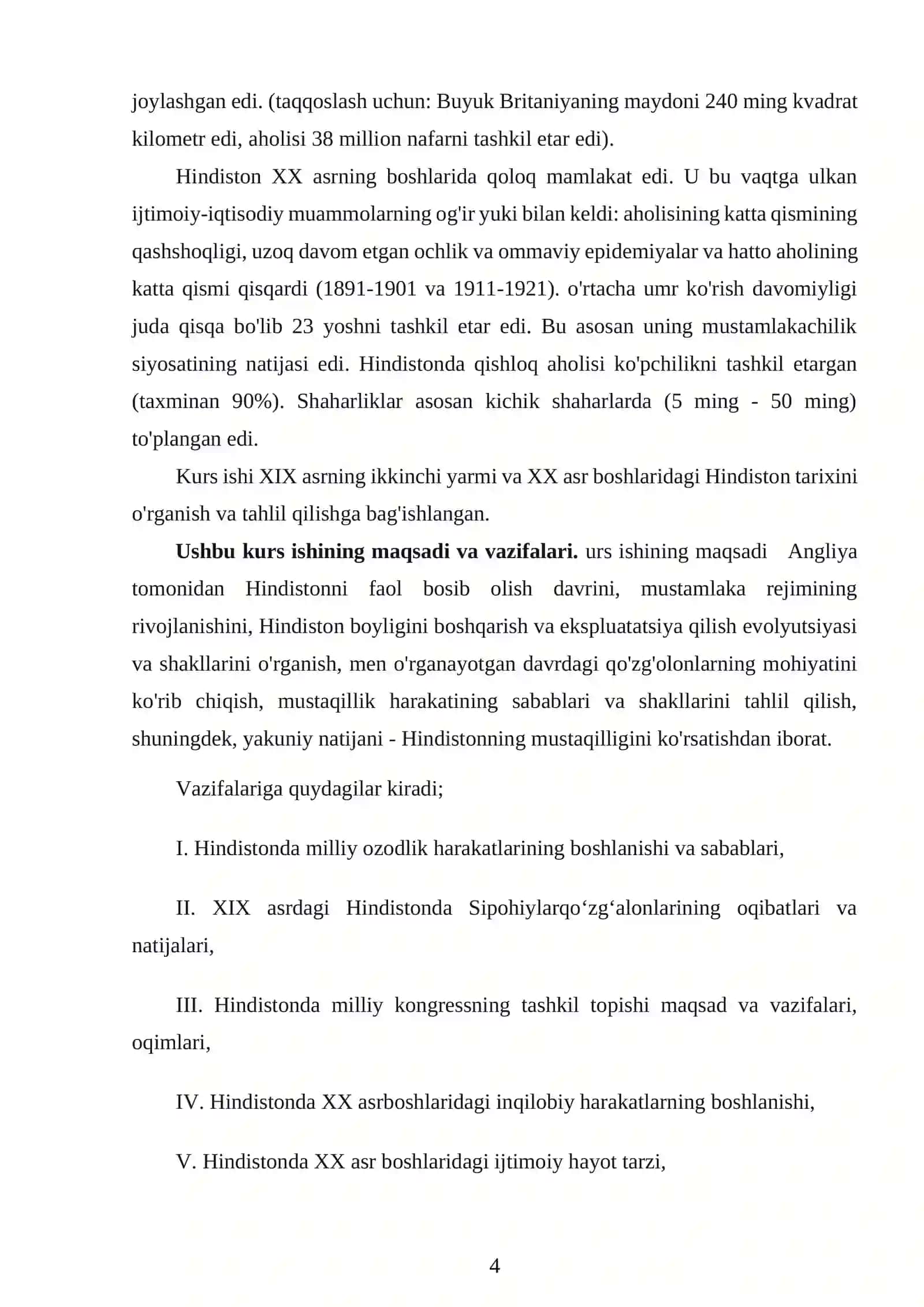 XIX - XX asrlarda Hindistonda milliy ozodlik harakatlari 4