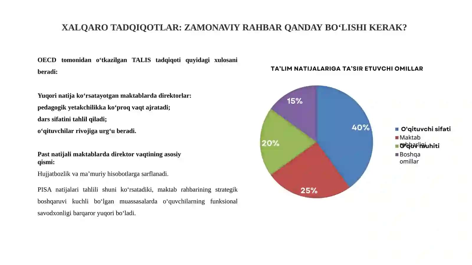 Boshqaruv madaniyati va uning tashkilotchilik va boshqarish qobiliyatlarini rivojlantirishdagi o'rni 4