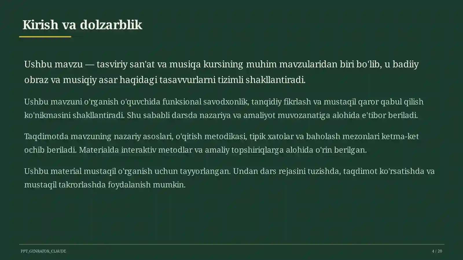 Tasviriy san'at va musiqa (1–7) 4