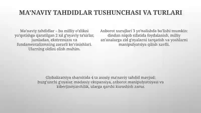 Oilada bolalarni ma'naviy tahdidlardan himoya qilish 4