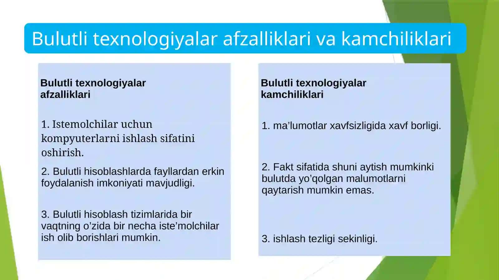 “INFORMATIKA VA RAQAMLI TEXNOLOGIYALAR” FANIDAN MUSTAQIL ISHI 4