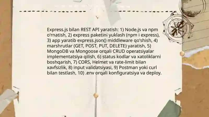 Nodejs backend 4