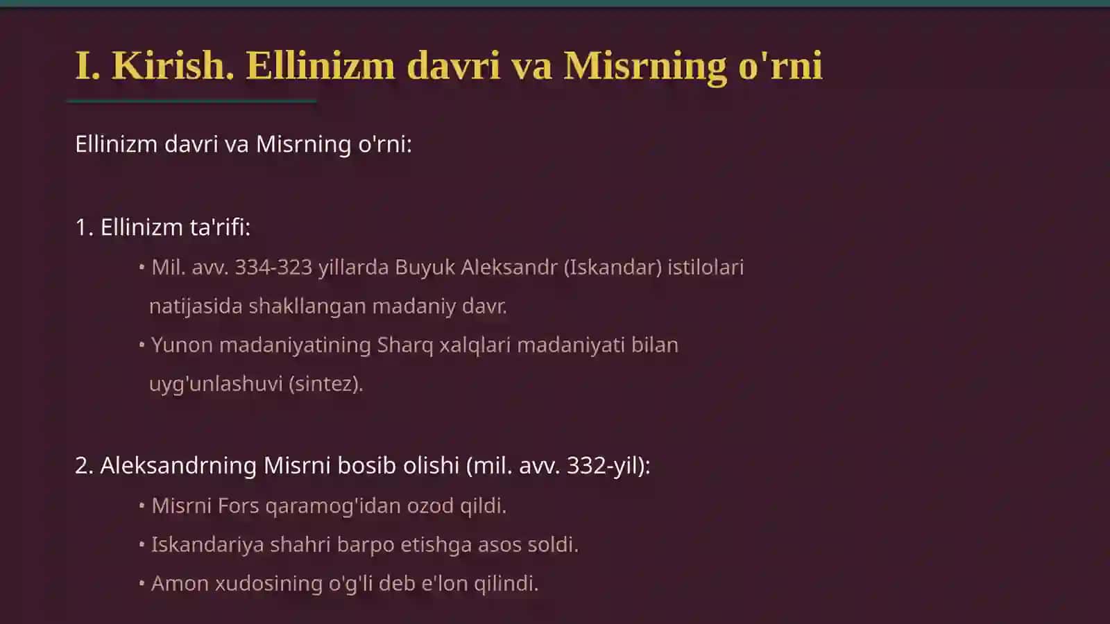 Ellinizm davrida Misr 4