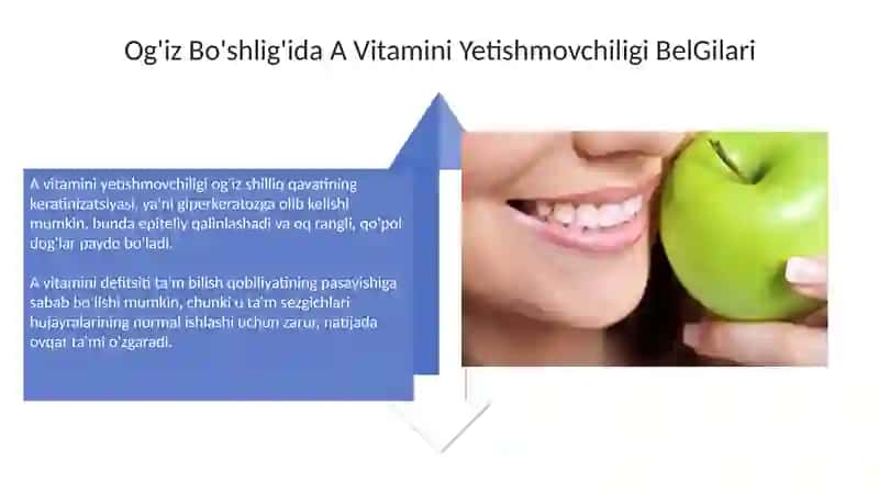 Gipovitaminozlar va ularni og'iz bo'shlig'i to'qimalarida namoyon bo'lishi 4