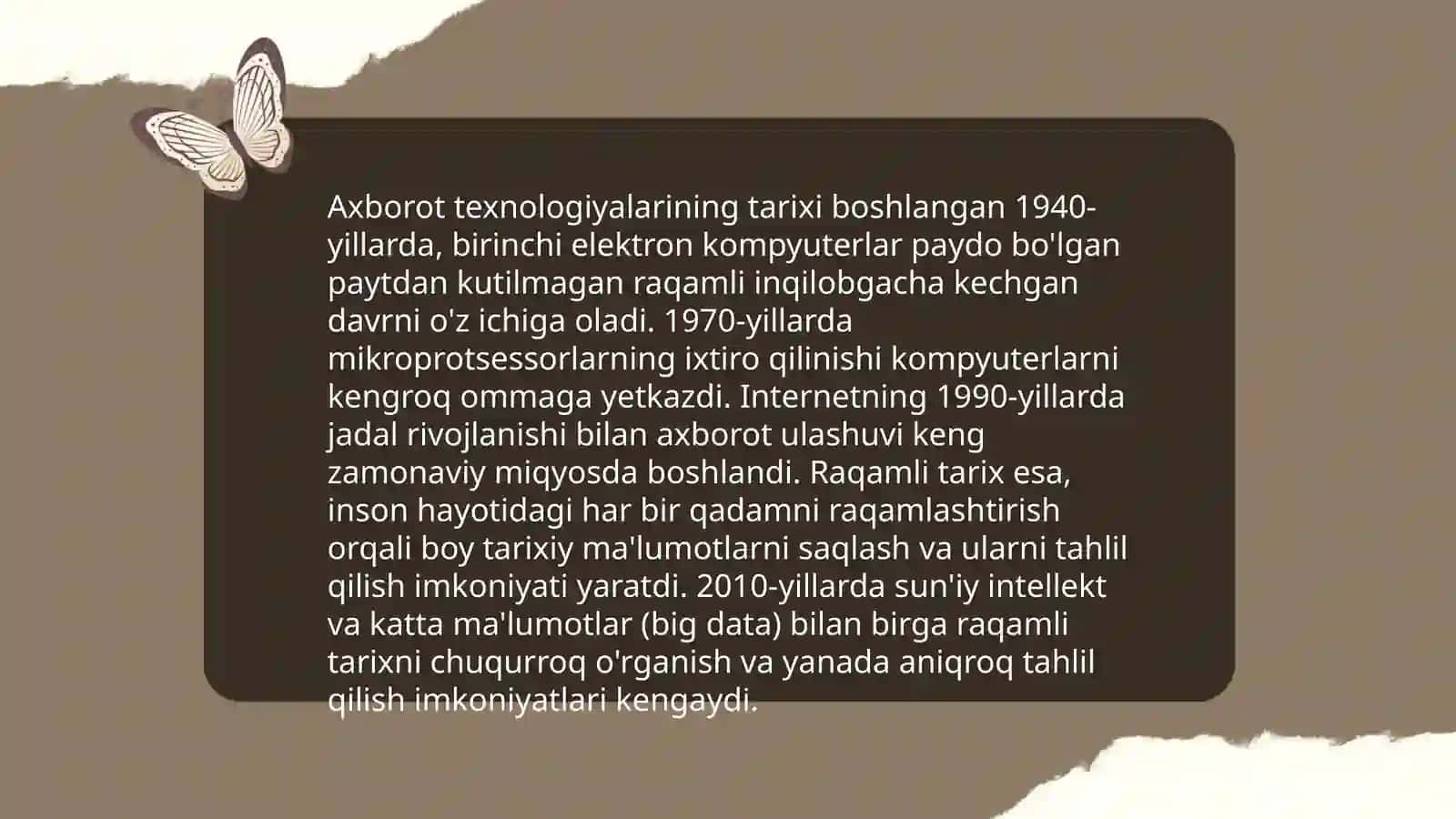 Raqamli tarix tushunchasining yoyilish tarixi 4