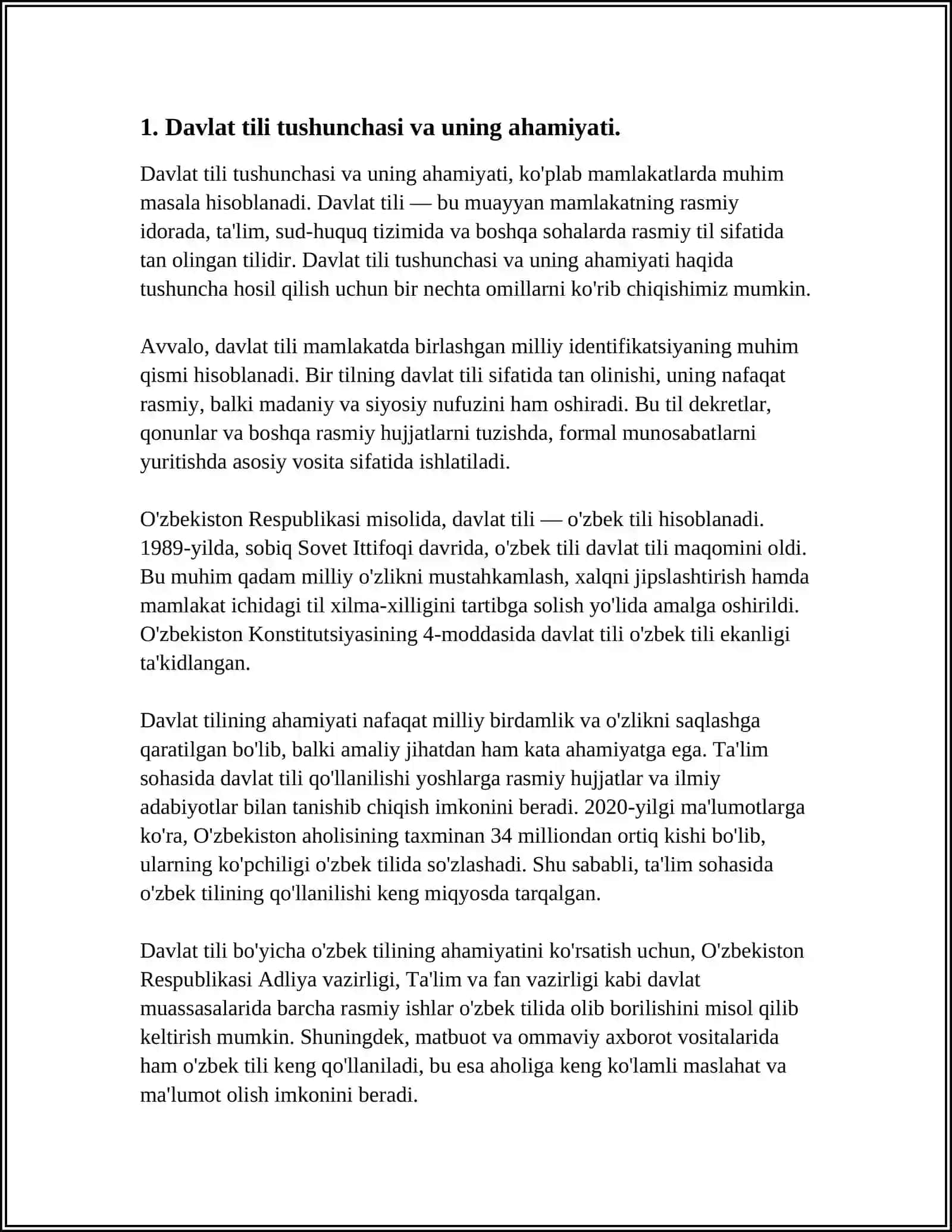 DAVLAT TILIDA ISH YURITISH FANINING MAQSAD VA VAZIFALARI 4