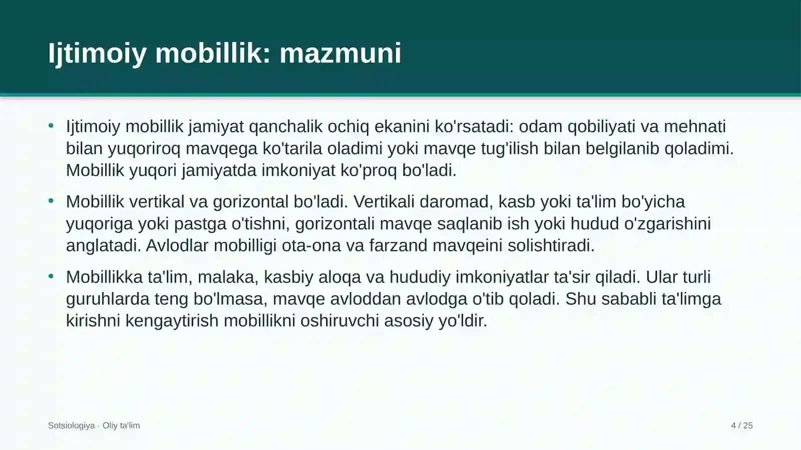 Endokrinologiya dispanserlarida ijtimoiy mobillik 4