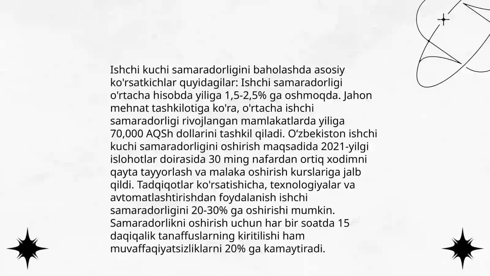 Inson resurslarini faoliyatini baholashning zamonaviy uslublarini ishlab chiqish 4