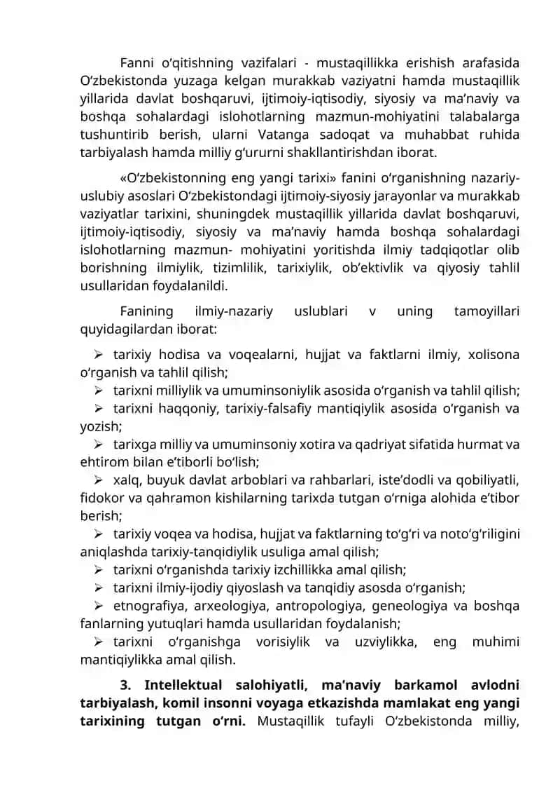 O‘zbekistonning eng yangi tarixi 4