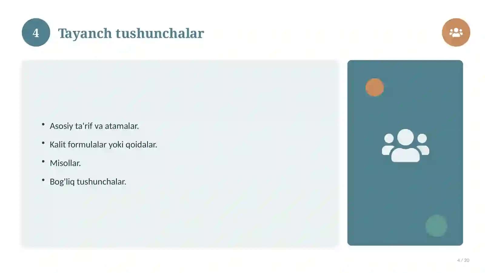 Informatika fanidan 4-sinf: interfaol dars ishlanmasi 4