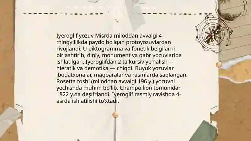 Qadimgi yozuvlar 4