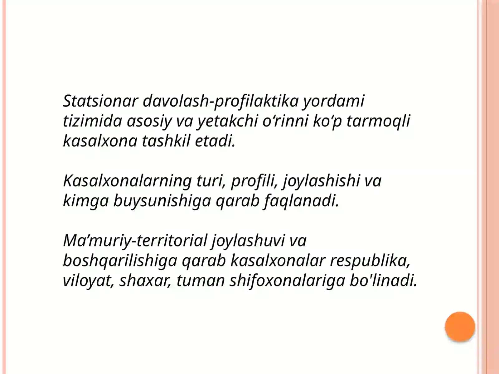 Aholiga davolash - profilaktika yordamini tashkil etish 4