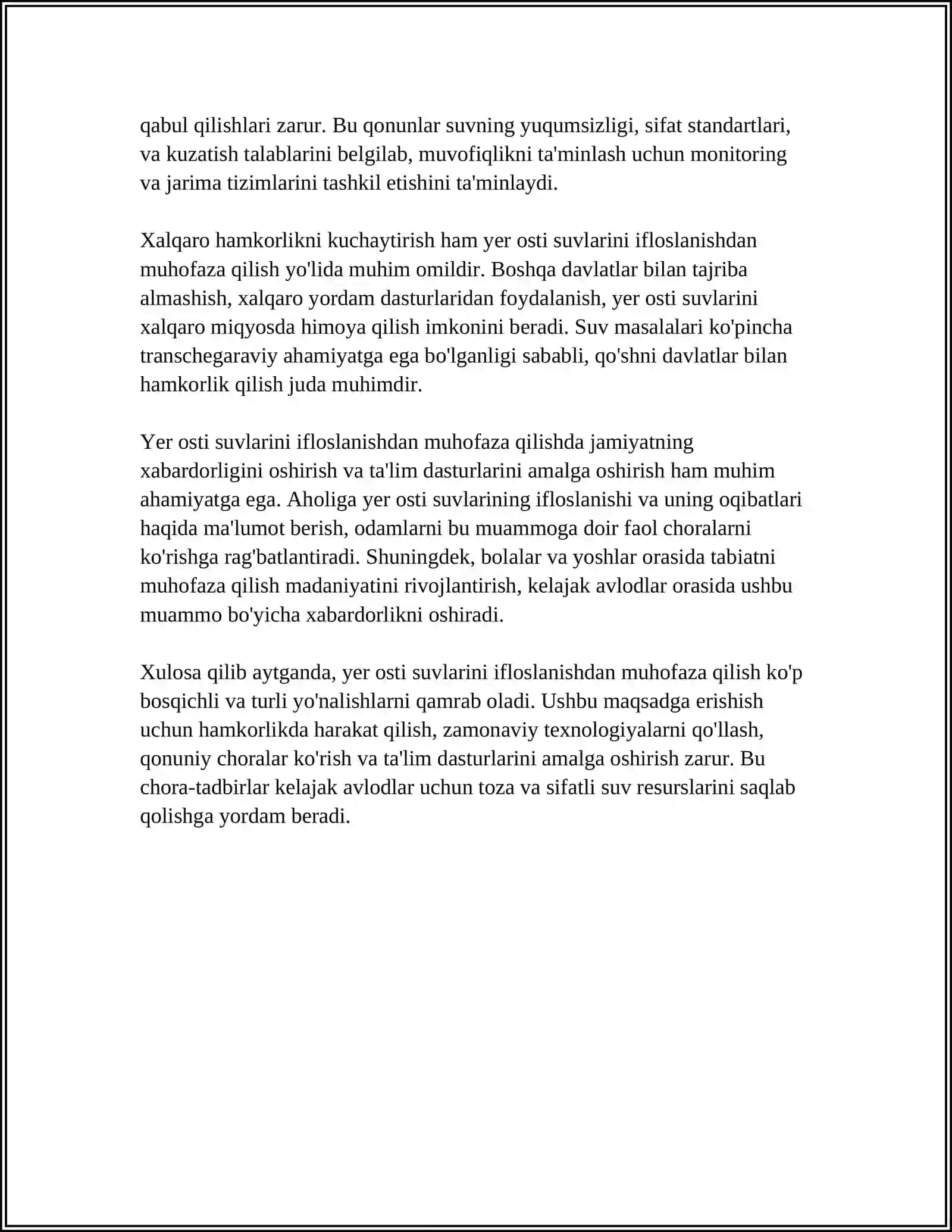 YER OSTI BOYLIKLARINI MUHOFAZA QILISH 4