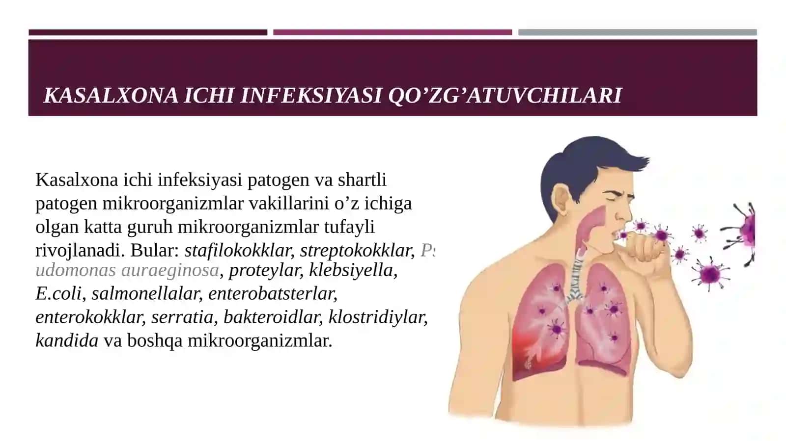 Kasalxona ichidagi tarqaluvchi yuqumli kasalliklar 4