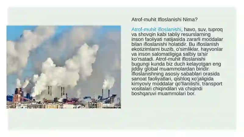 Ekologik tahdidlar va ularni bartaraf etish yo‘llari 4