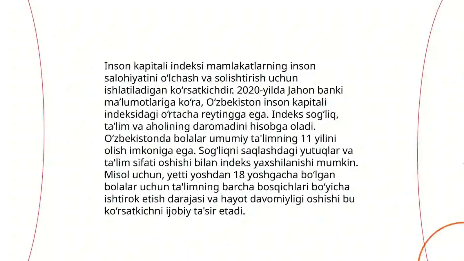 Iqtisodiy va ijtimoiy sohadagi (14ta) ustuvor xalqaro reytinglar va ularga O‘zbekistonning integratsiyalashuvi 4