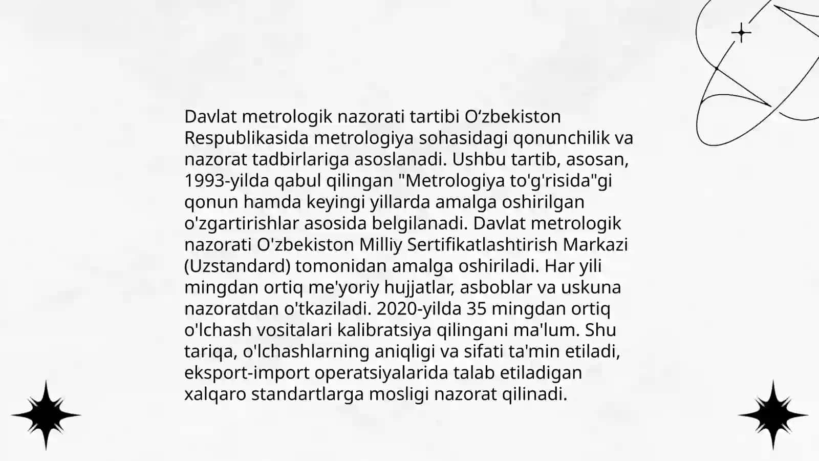 O'lchashlar birligini ta'minlash soxasi 4