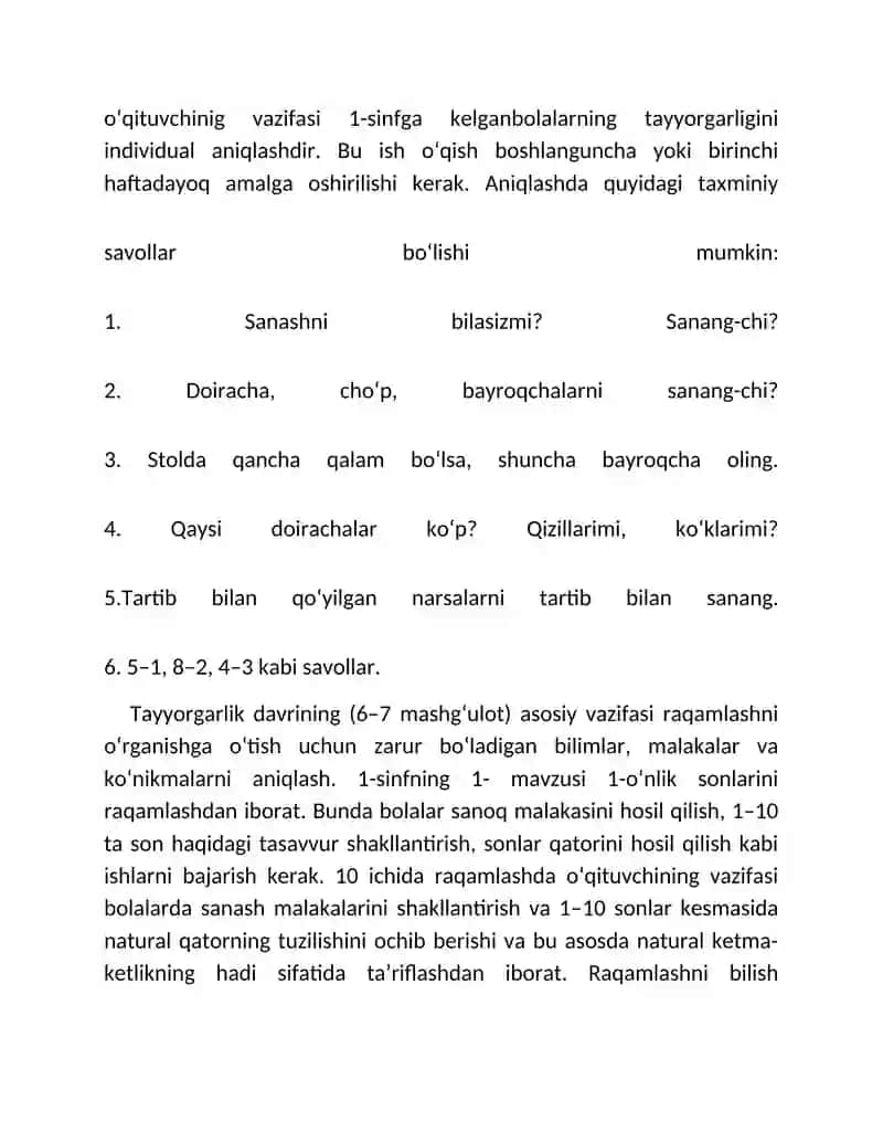 O‘NLI SANOQ SISTEMASI 4