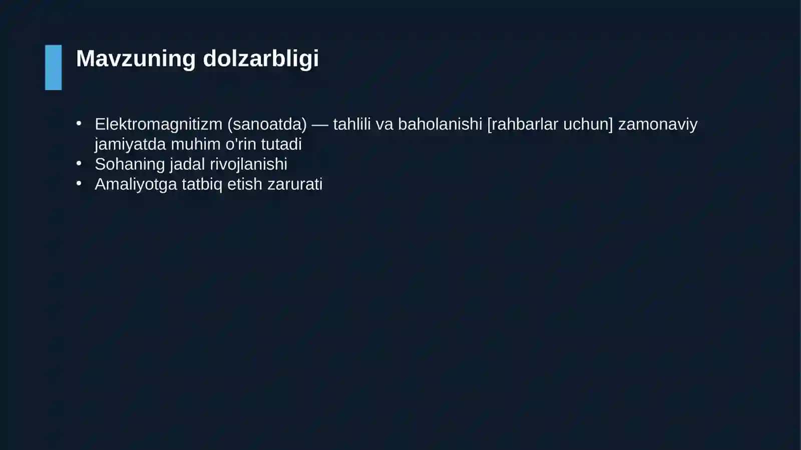 Elektromagnitizm (sanoatda) — tahlili va baholanishi [rahbarlar uchun] 4