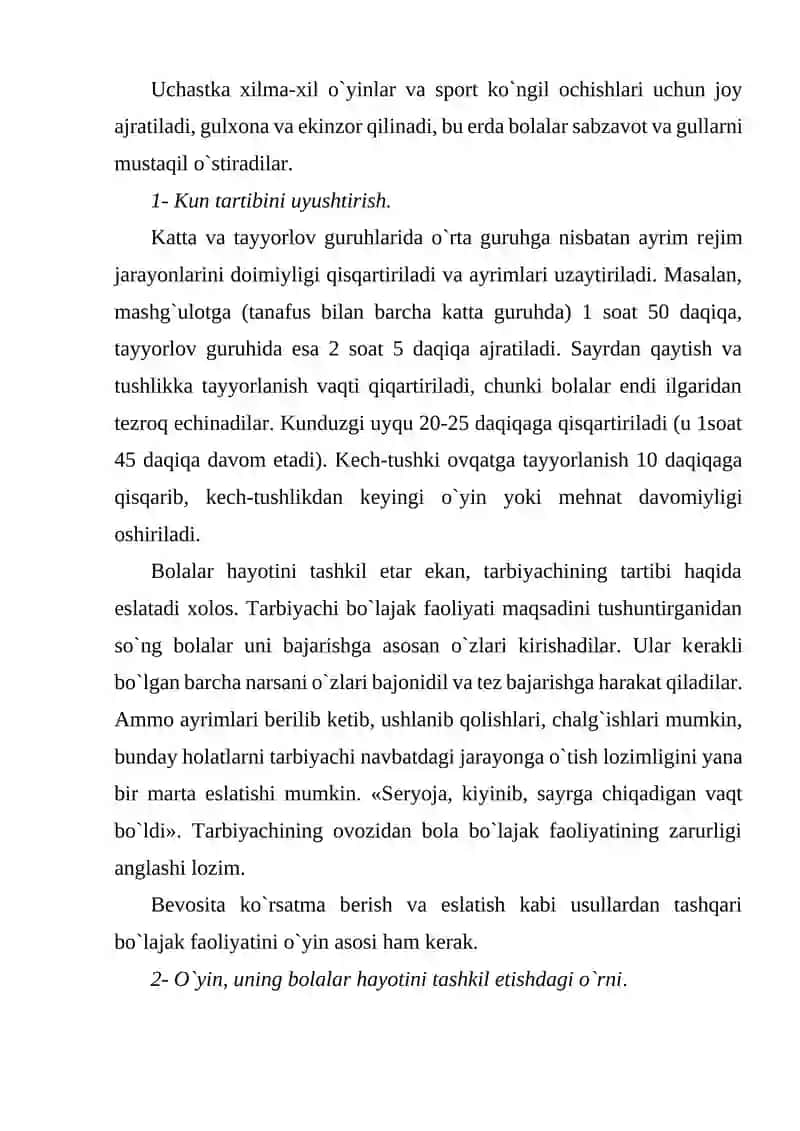 INOVATSION TEXNOLOGIYALAR ASOSIDA TABIAT BILAN TANISHTIRISH MASHG’ULOTLARNI IJODIY TASHKIL ETISH 4