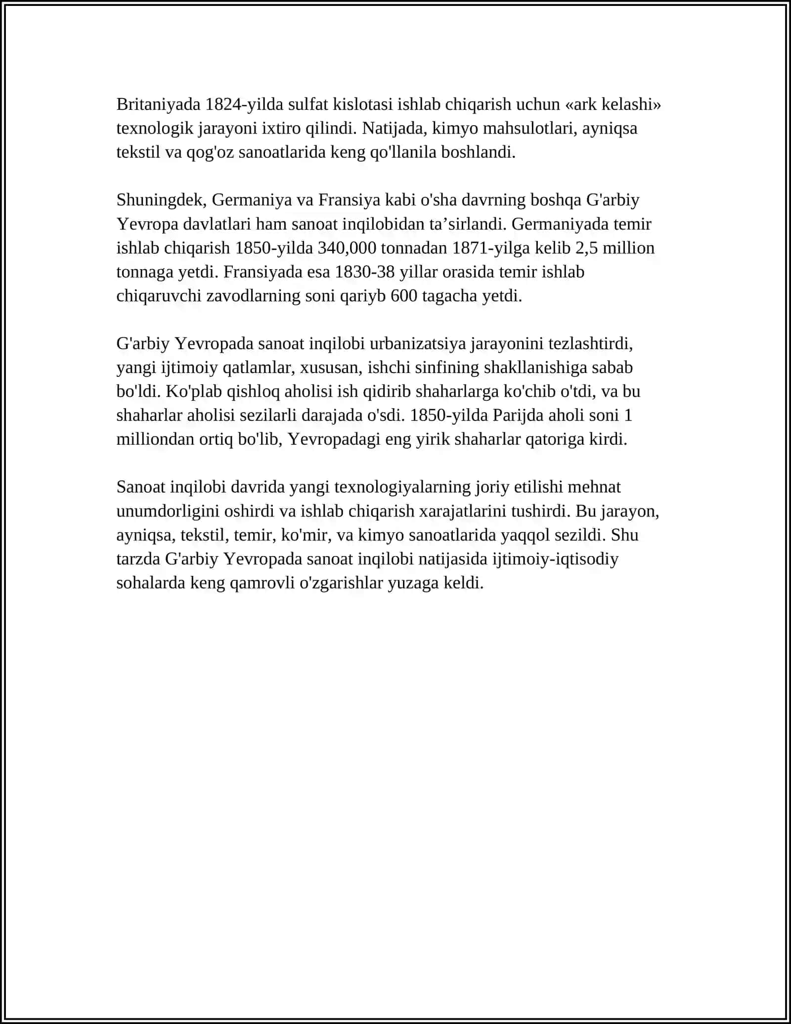 G'arbiy Yevropa va Amerika Davlatlari 19-asr oxiri va 20-asr boshlarida 4
