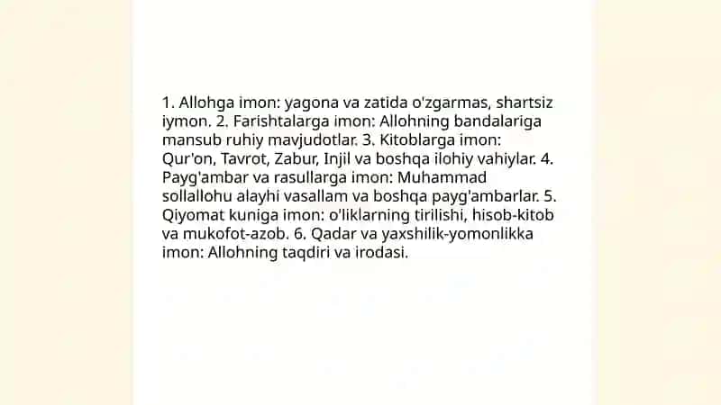 Islom dini ta'limoti 4