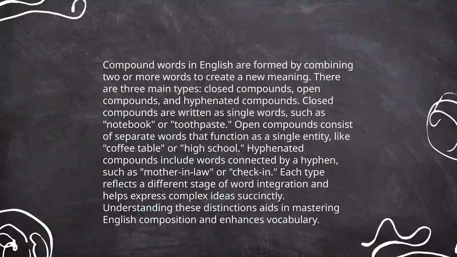 The phonological and morphological characteristics of compaund words in english 4