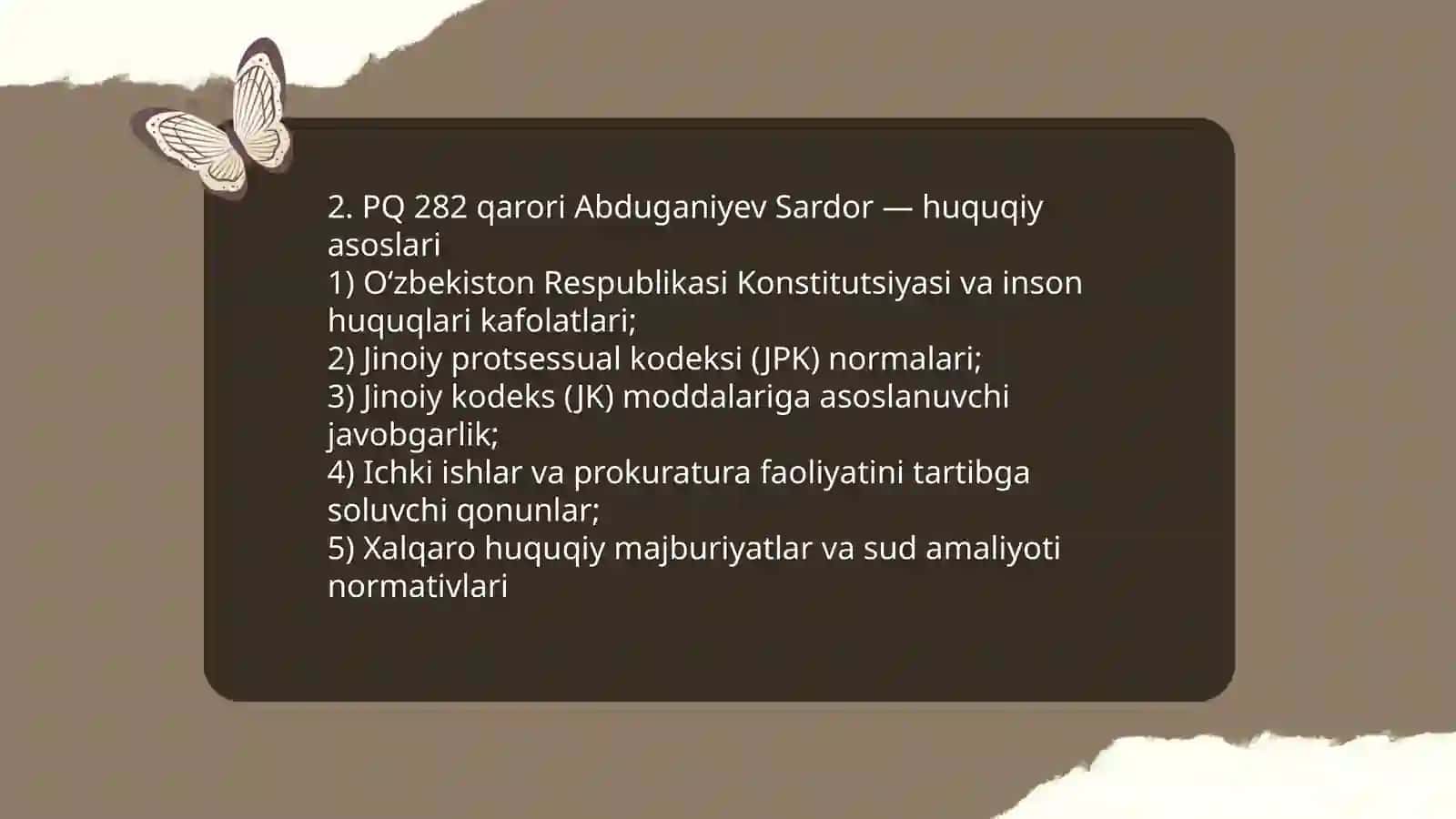 PQ 282 qarori Abduganiyev Sardor 4