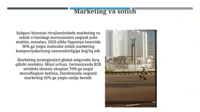 Xalqaro biznes rivojlanishini davrlashtirish 4
