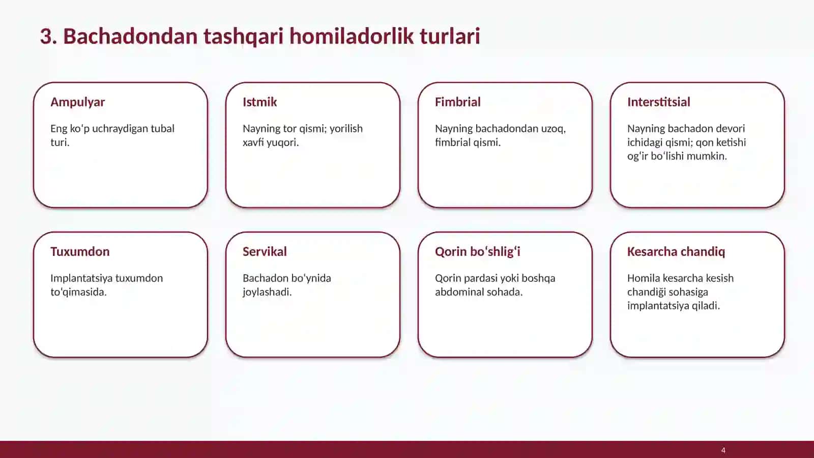 Bachadondan tashqari homiladorlik 4