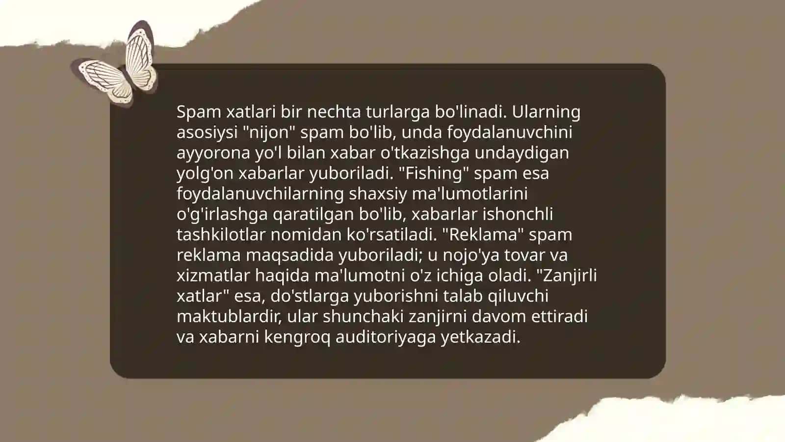 Spam xatlar 4