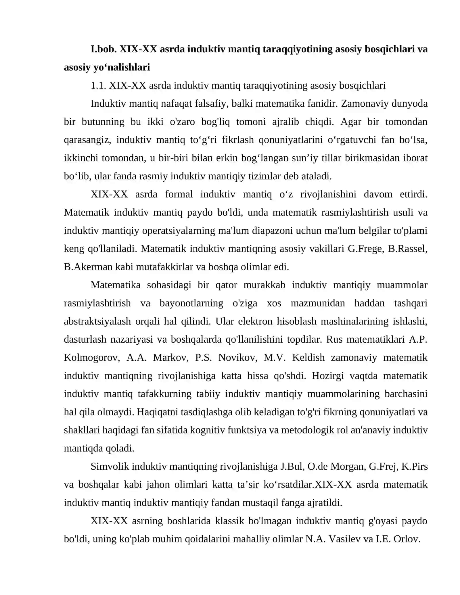 XIX-XXasrlarda induktiv induktiv mantiqning yangi yoʻnalish sifatida vujudga kelishi 4